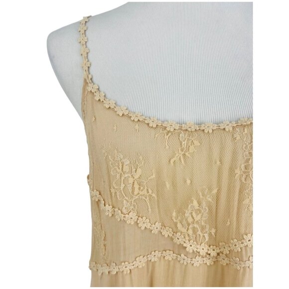 RARE Free People Pieced Together Mini Slip Dress| Boho Indie Sleaze Fairy Grunge - Picture 4 of 16